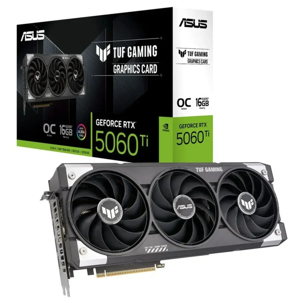 Placa Gráfica Asus TUF RTX 5060 TI OC 16G GAMING DDR7 — Recondicionada