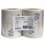Rolo de etiquetas autocolantes 4x Rolo 50x30mm x 1000 — Recondicionado