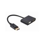 Adaptador Gembird DisplayPort Macho para VGA Fêmea e HDMI Fêmea Preto — Recondicionado