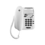 Telefone Recondicionado Motorola CT1 com Cabo, Sem Ecrã, Branco