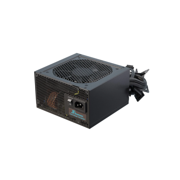 Fonte de alimentação Seasonic G12 GC 750W c/ conector ATX 20+4 pinos Preta — Recondicionada