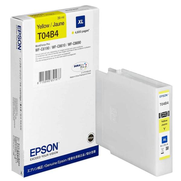 Tinteiro Original Epson T04B4 Amarelo — Recondicionado