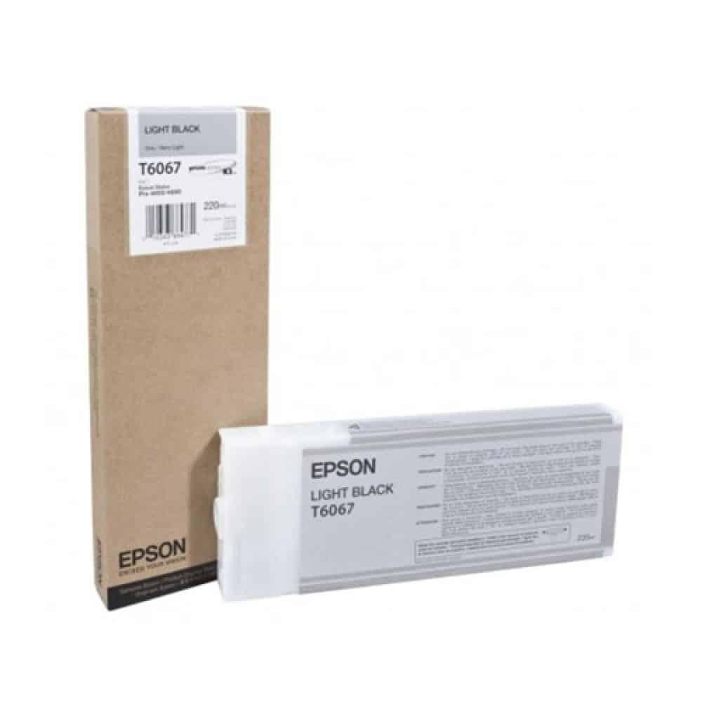 Tinteiro Original Epson T6067 Preto Light — Recondicionado