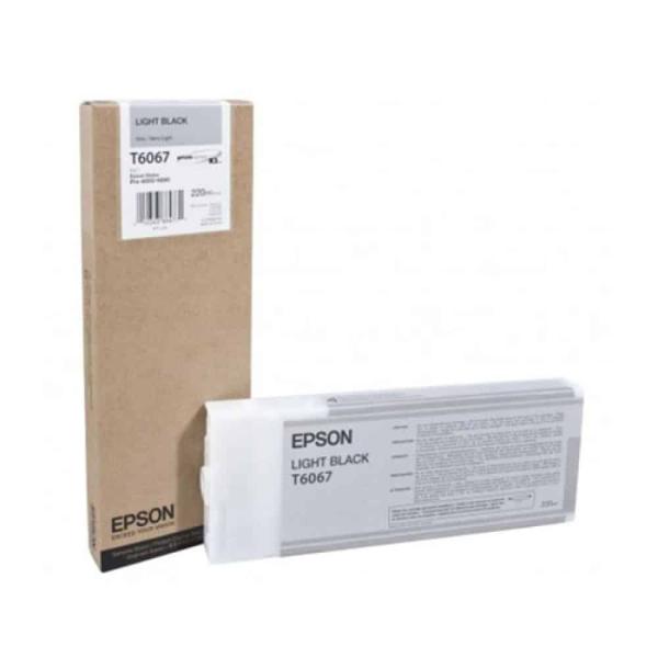 Tinteiro Original Epson T6067 Preto Light — Recondicionado