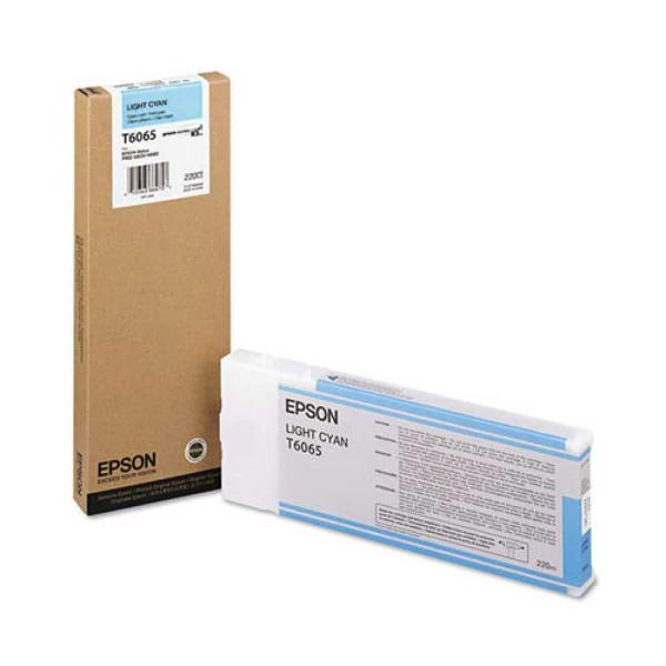 Tinteiro Original Epson T6065 Azul Claro — Recondicionado