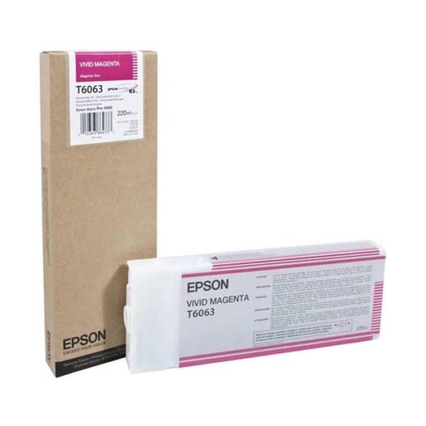 Tinteiro Original Epson T6063 Magenta Vivido (Recondicionado)