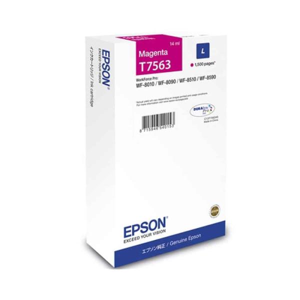 Tinteiro Original Epson T7563 Magenta — Recondicionado