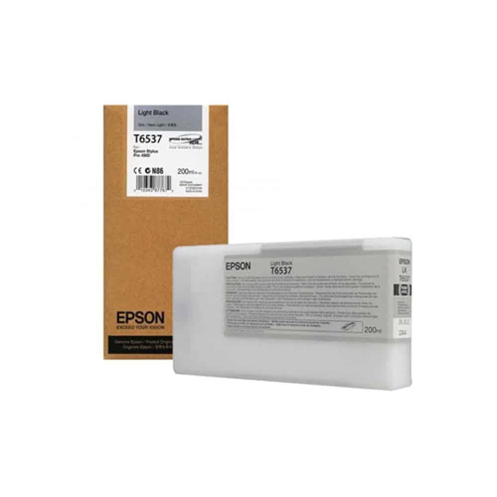 Tinteiro Original Epson T6537 Preto Claro — Recondicionado