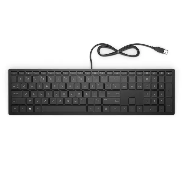 Teclado HP Desktop 320K Com fios USB Português — Recondicionado