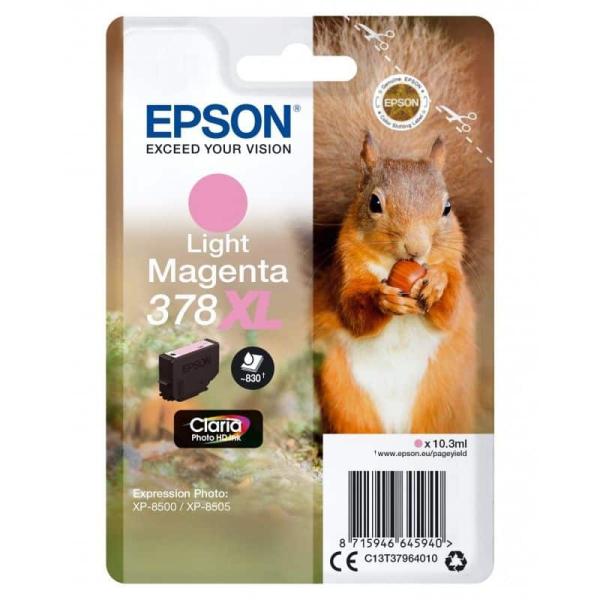 Tinteiro Original Epson nº378 XL Alta Capacidade Magenta Claro — Recondicionado