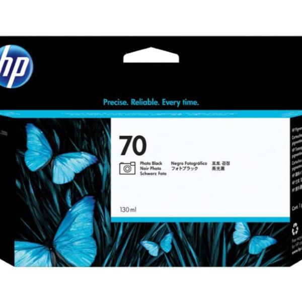 Tinteiro Original HP 70 Preto Photo C9449A 130mL — Recondicionado