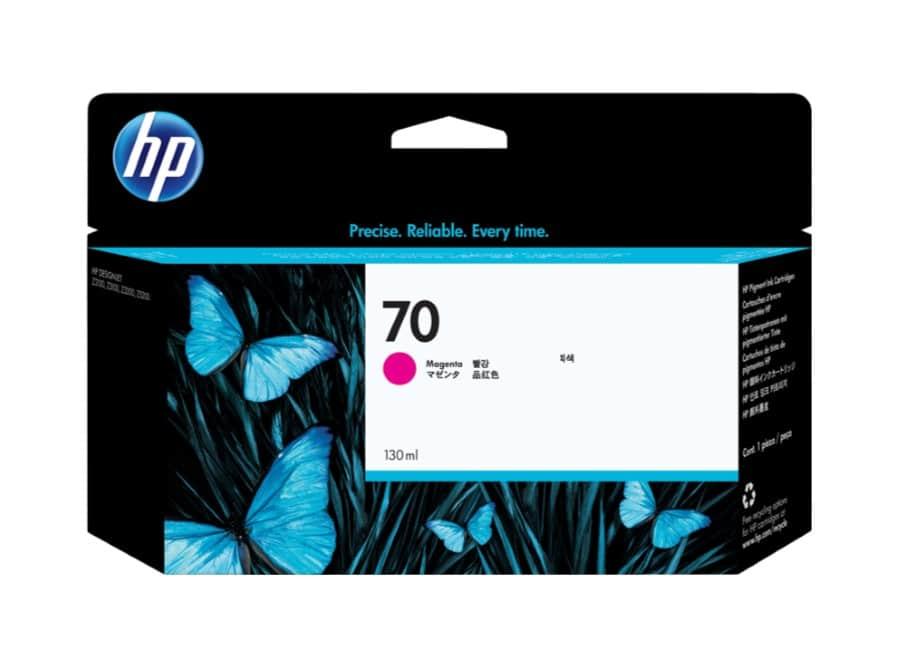 Tinteiro Original HP 70 Magenta C9453A 130mL — Recondicionado