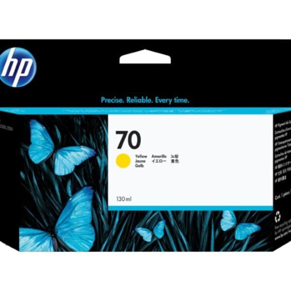 Tinteiro Original HP 70 Amarelo C9454A 130mL — Recondicionado