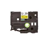 Fita Original Brother TZe661 Laminada Texto Preto em Fundo Amarelo 36mm x 8 metros — Recondicionada