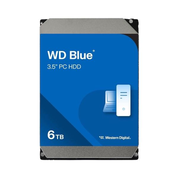 Western Digital Blue WD60EZAX disco duro interno 6 TB 5400 RPM 256 MB 3.5" — Recondicionado