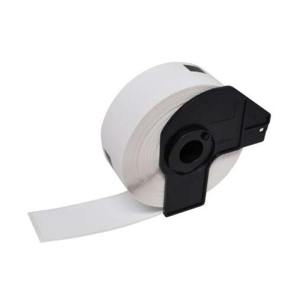 Rolo de Etiquetas Recondicionado Compatível DK11221 – Pré - cortadas Quadradas – 23 x 23 mm – 1000 Unidades