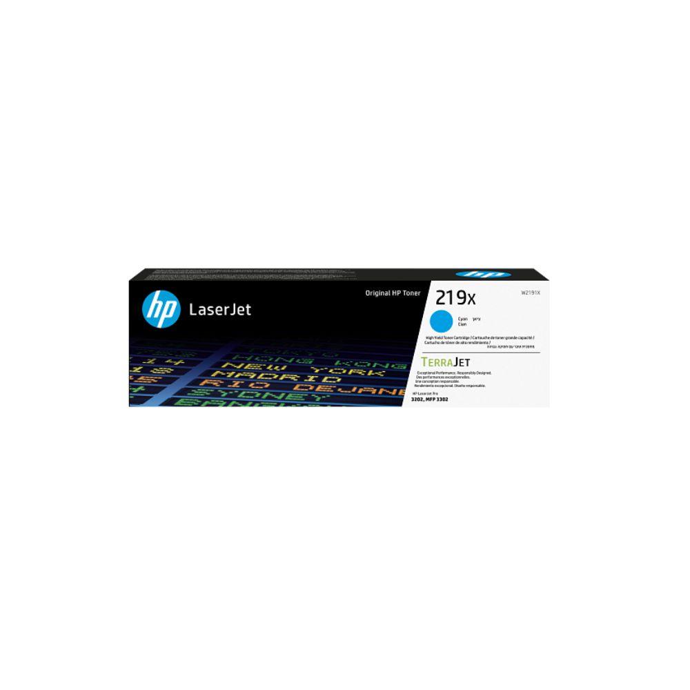 Toner HP Original LaserJet 219X de alta capacidade ciano — Recondicionado