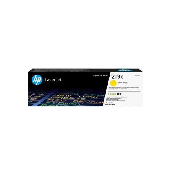 Toner HP Original LaserJet 219X de alta capacidade amarelo — Recondicionado