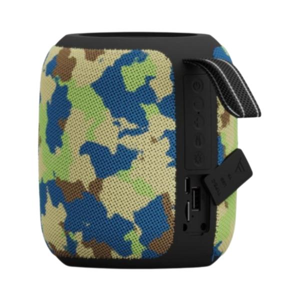 Coluna Gembird Bluetooth SPK - BT - LED - 05 - CM Camuflado 8 W