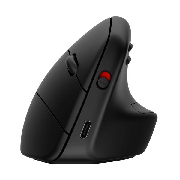 Rato Ergonómico HP 925 Vertical 6 botões Wireless e Bluetooth 5.3 2.4 GHz com Receptor sem fio USB — Recondicionado