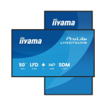 Monitor Prolite Iiyama 50" 3840x2160 UHD VA Haze 25% 500cd — Recondicionado