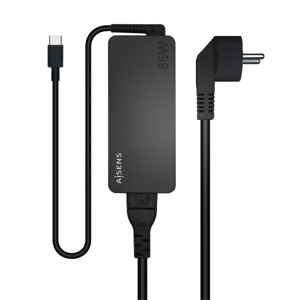 Carregador Aisens 65W PD3.0 QC3.0 1xUSB - C 1.2M