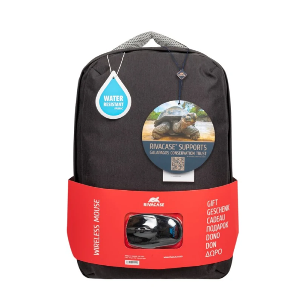 Mochila Rivacase 15.6" Prater 7563 + Rato sem fio