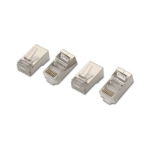 Pack 10x Fichas RJ45 Cat6 FTP (Aço Inoxidável) - AISENS