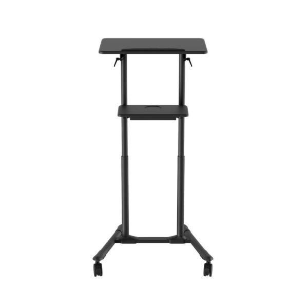 Suporte de Palestra e projetor Gembird TVS - DESK - 01 - BK com rodas