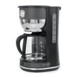 Máquina de Café de Filtro Muse MS - 220DG Vintage Prateado e Cinza Escuro — Recondicionada