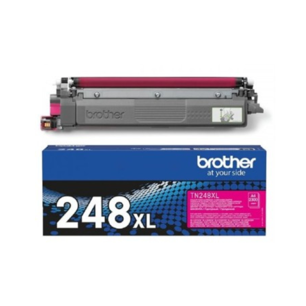 Toner Original Brother TN248XL Magenta TN248XLM 2300 Páginas