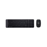 Teclado Logitech MK220 ComboTeclado K220 + Rato M150 3 Botoes Portugues — Recondicionado