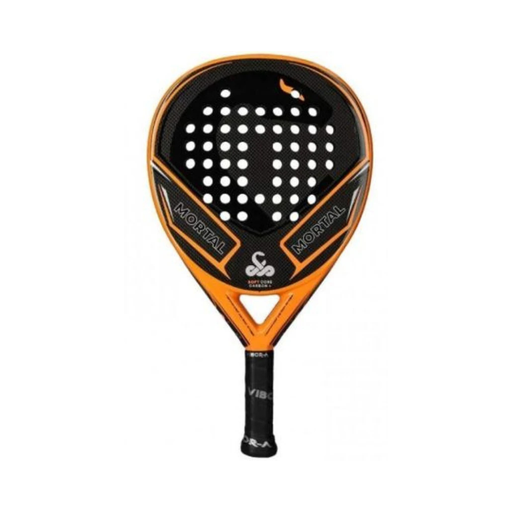 Raquete de Padel Vibor - A Mortal Carbon 3.0 Laranja e Preta