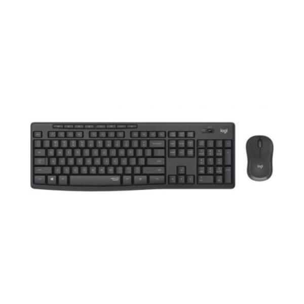 Teclado e Rato Sem Fios Logitech Silent Touch MK295 – Grafite (Recondicionado)