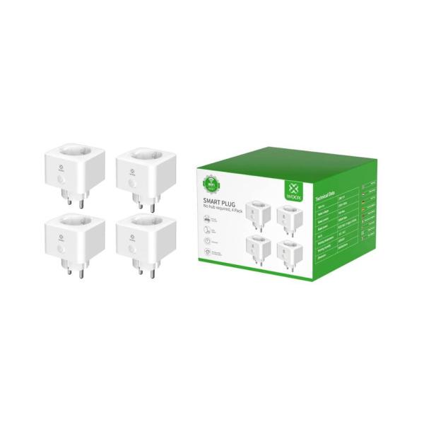 Pack 4 x Tomada Inteligente Woox R6087 - 4Pack