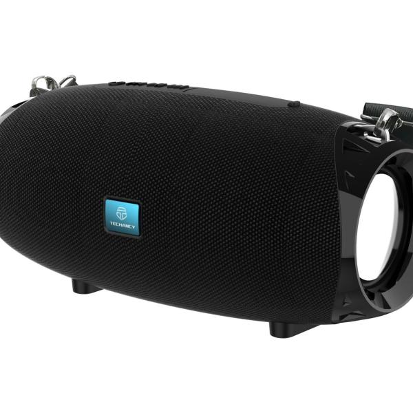 Techancy T534 Altifalante Sem Fio Portatil Com Bluetooth E Bateria Integrada Preto