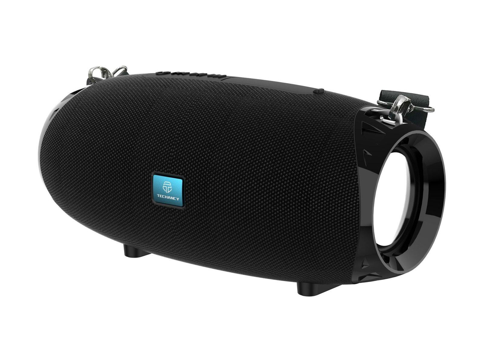 Techancy T534 Altifalante Sem Fio Portatil Com Bluetooth E Bateria Integrada Preto