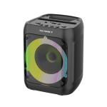 Altifalantes Bluetooth 5.0 Estereo, Altifalante Sem Fios Portatil , Luzes Coloridas, Bateria De 1500 Mah, Exterior Para Presentes De Festa Em Casa.Preto