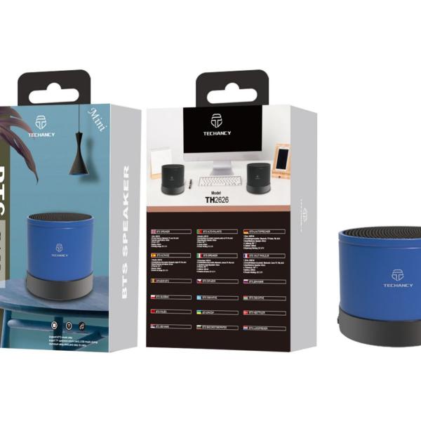 Mini Coluna Bluetooth Azul