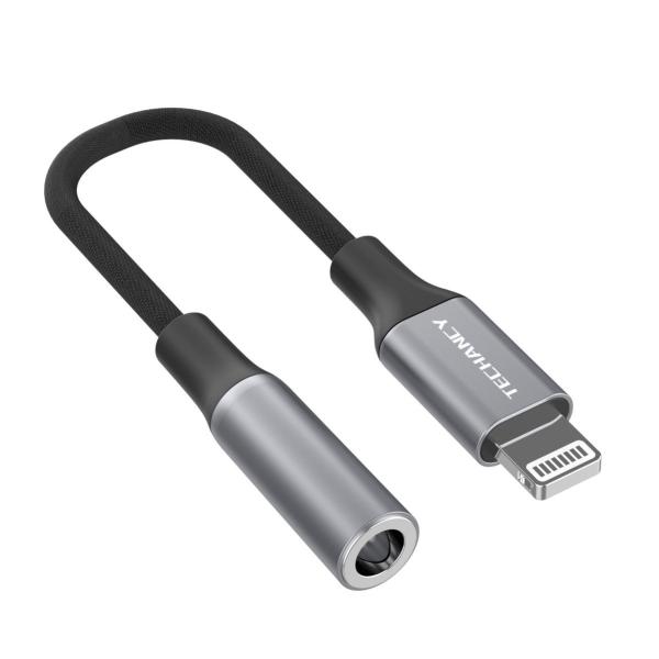 Adaptador Bluetooth Auriculares Para Iphone, Adaptador Lightning A Jack De 3,5 Mm Com Microfone Compativel Com Ipad E Iphone 14/14 Plus/14 Pro/Se 2022/13/12/11/Xr/X/8,bluetooth , Preto