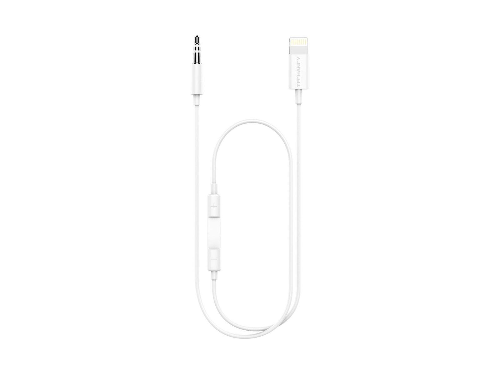 Cabo De Audio Lightning Para 3.5Mm Branco