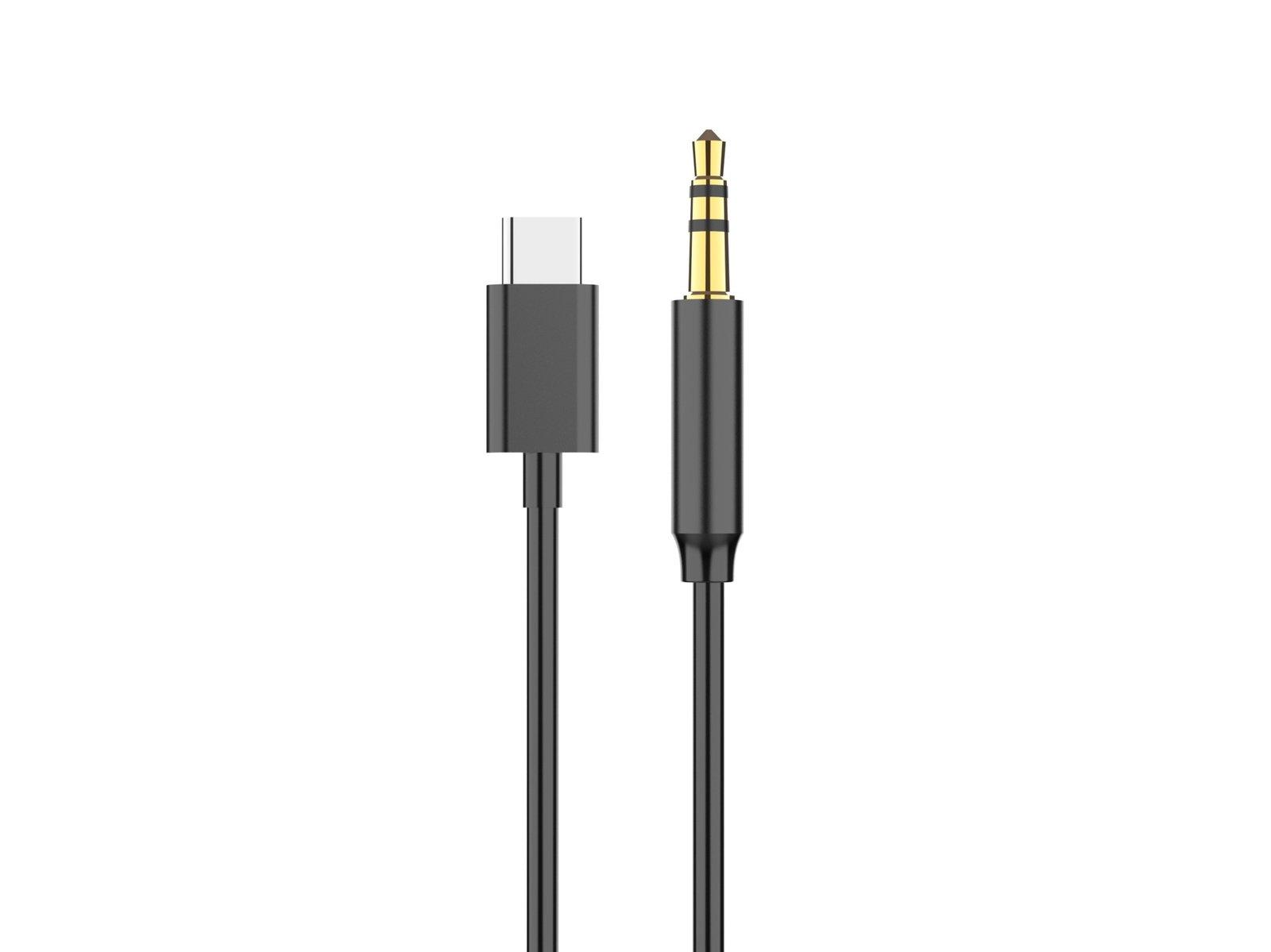 Cabo Usb C A Jack 3.5Mm Tipo Macho Adaptador Audio Estereo Cabo Auxiliar Para Carro Compativel Com Huawei Samsung Xiaomi Etc