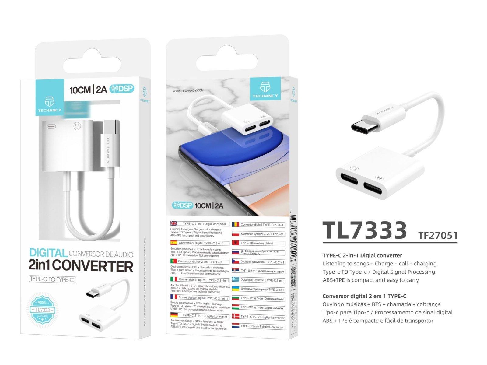 Digital Cabo Cable Type-C Branco