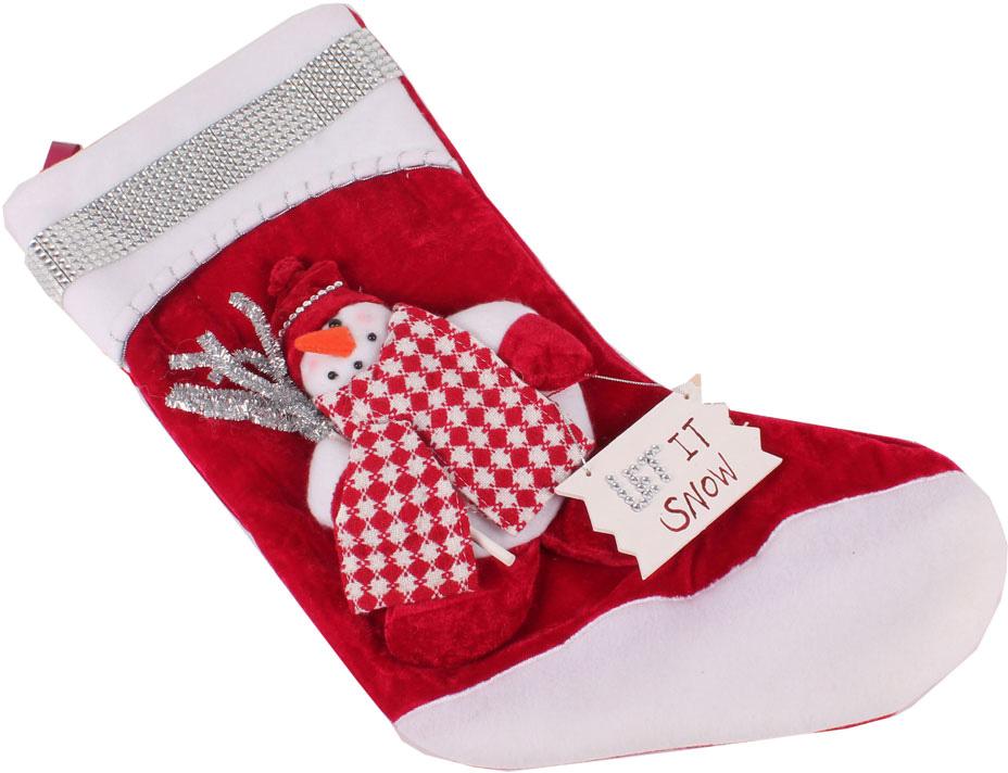 Meia Decorativa Natal com Boneco Neve - TUUMTOYZ