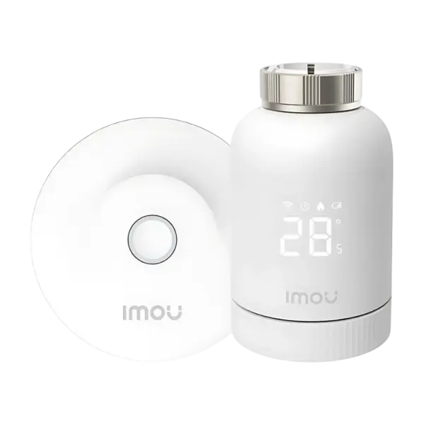 Válvula de Radiador Termostático Inteligente Zigbee 3.0 + Gateway (Branco) - IMOU