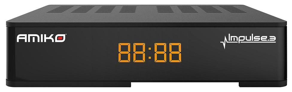 Receptor Cabo+TDT Full HD Ethernet - AMIKO IMPULSE 3 T2/C H265