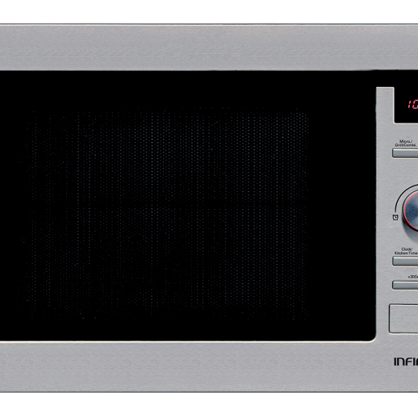 Microondas Encastre 25L 900W c/ Grill (Cinzento) - INFINITON