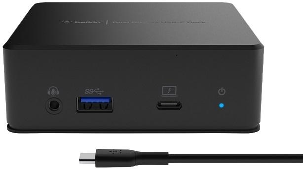 Docking USB - C 9 - EM - 1 (3x USB / USB - C / 2x HDMI / RJ45 / Jack / DC IN) - BELKIN