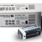 Pack 10x Pilhas Alcalinas 9V 6LR61 - everActive PRO ALKALINE