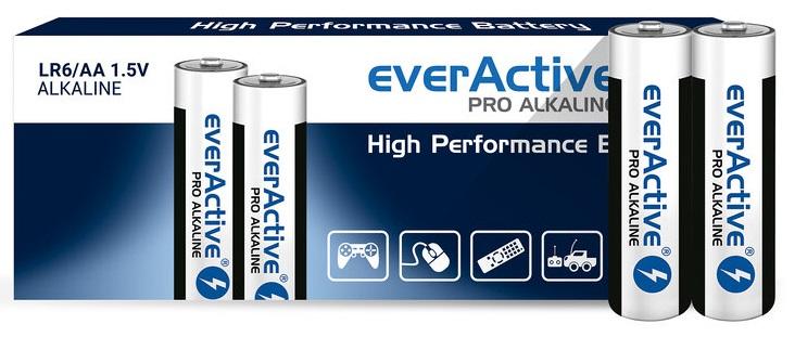 Pack 10x Pilhas Alcalinas 1,5V LR6 AA - everActive PRO ALKALINE